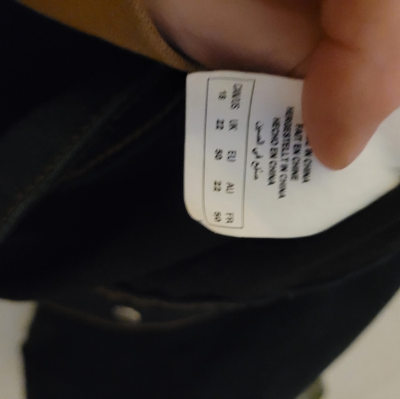 Dark Denim Jean Jacket Size 16 - Picture 7 of 7